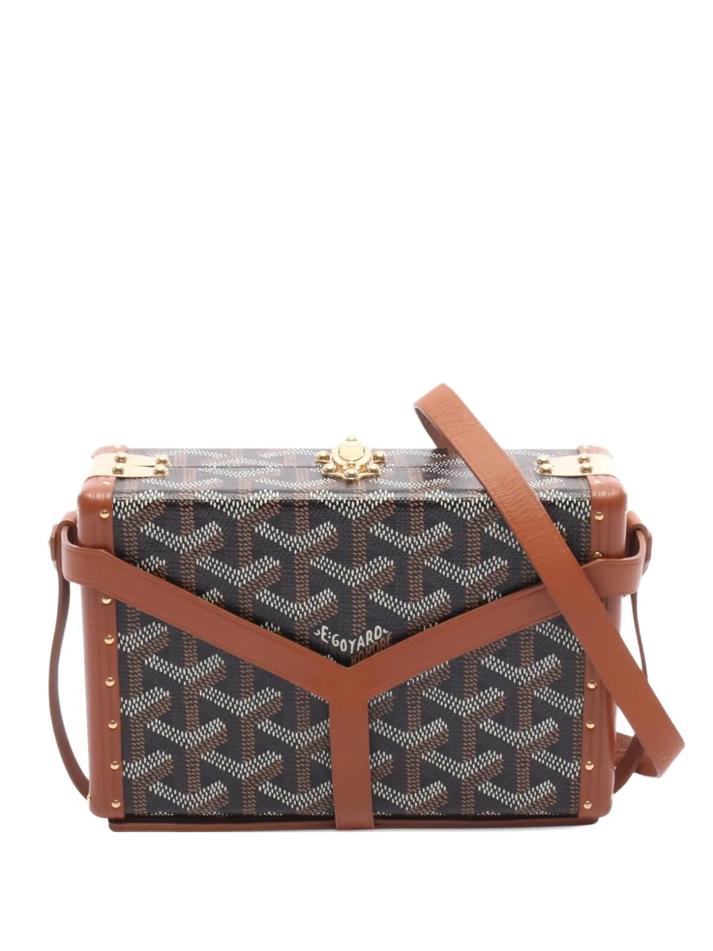 Pre-owned Goyard 2010-2025 Ine Minaudiere Shoulder Bag In Black