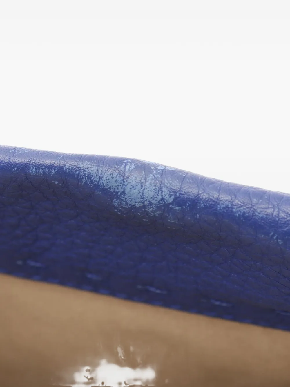 FENDI Pre-owned 2010-2025 Medium Leather Peekaboo Iconic Satchel In Blue