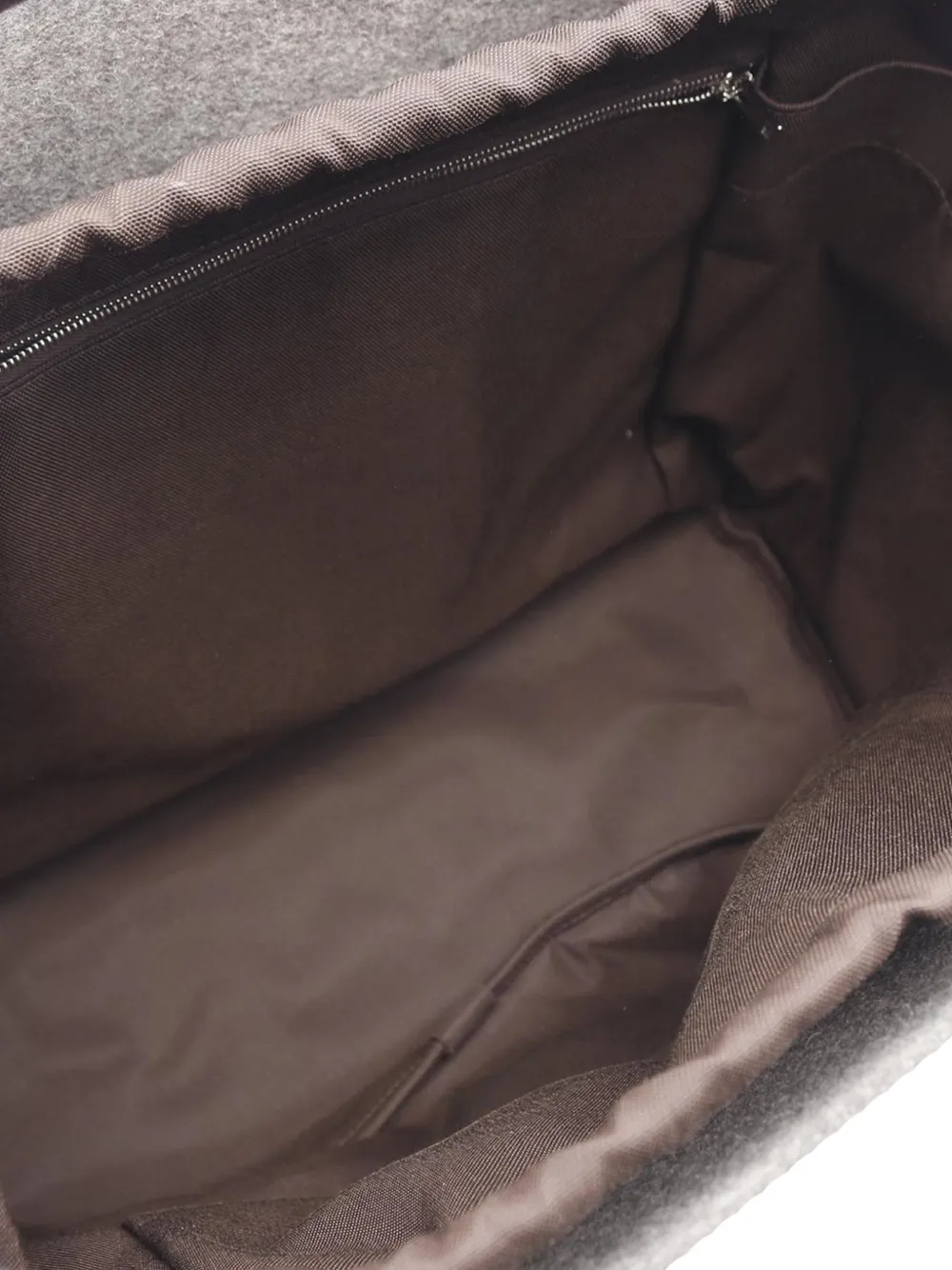 HERMES Pre-owned 2022 Feutre Sac De Pansage Groom Bag Satchel In Gray