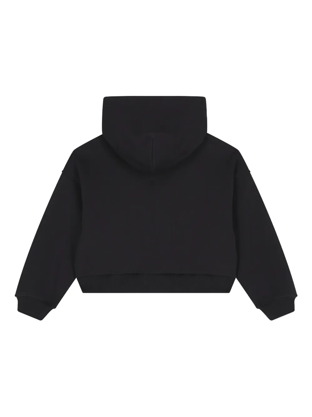 Calvin Klein Kids Hoodie met capuchon rits en logo Zwart