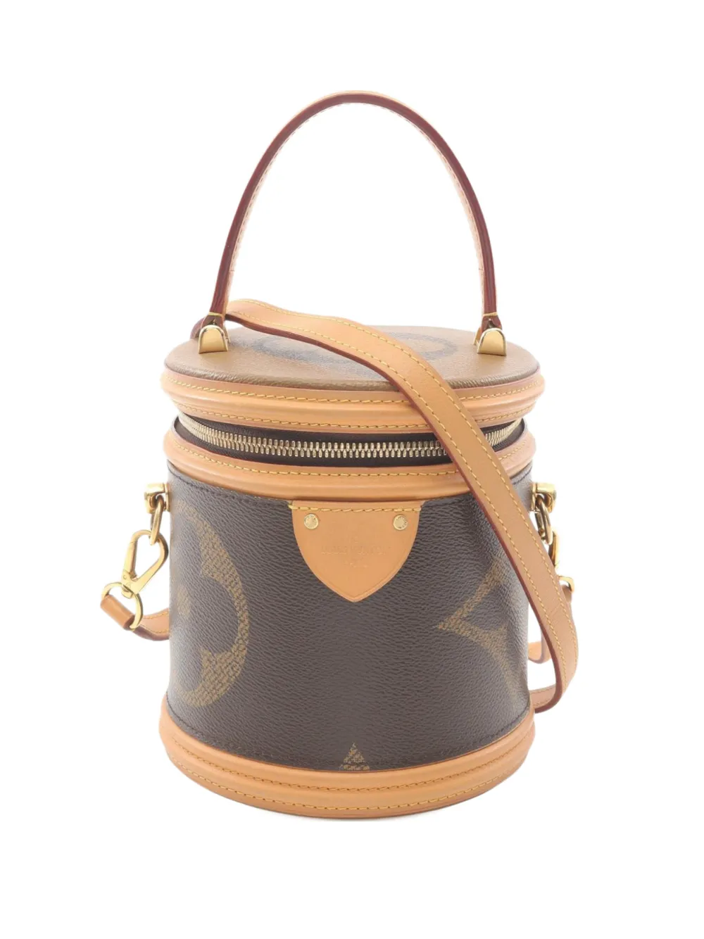Louis Vuitton Pre-Owned 2019 Monogram Giant Cannes bucket bag - Marrone