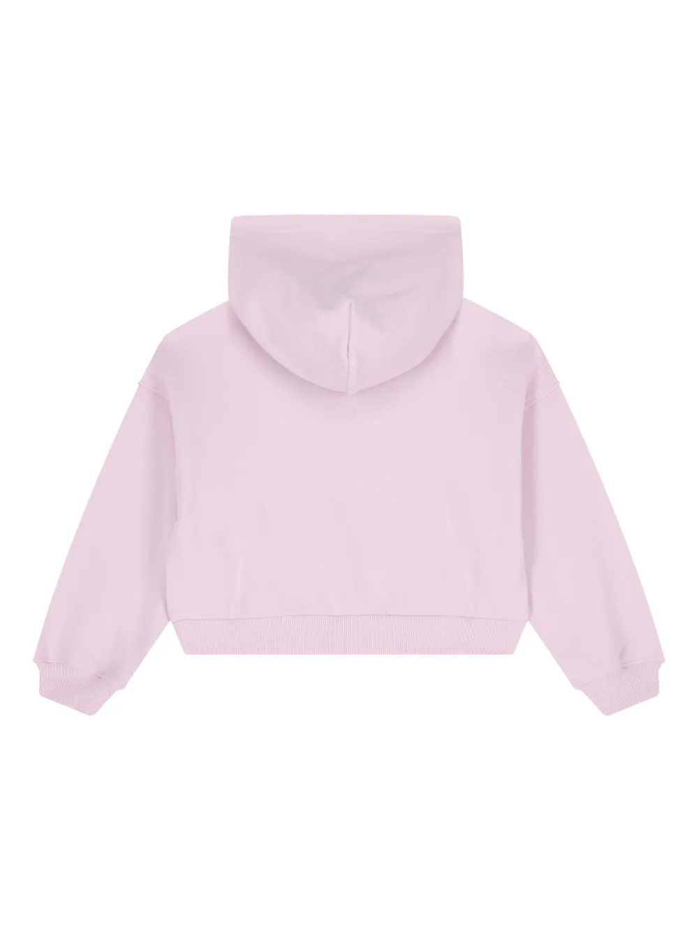 Calvin Klein Kids Hoodie met capuchon rits en logo Roze