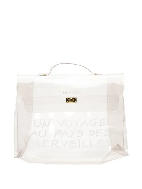 Hermès Pre-Owned 1990-2010 Vinyl Souvenir De L Exposition Kelly handbag