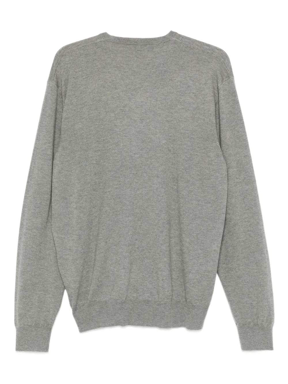 Ralph Lauren Purple Label V-neck long-sleeve sweater - Grijs