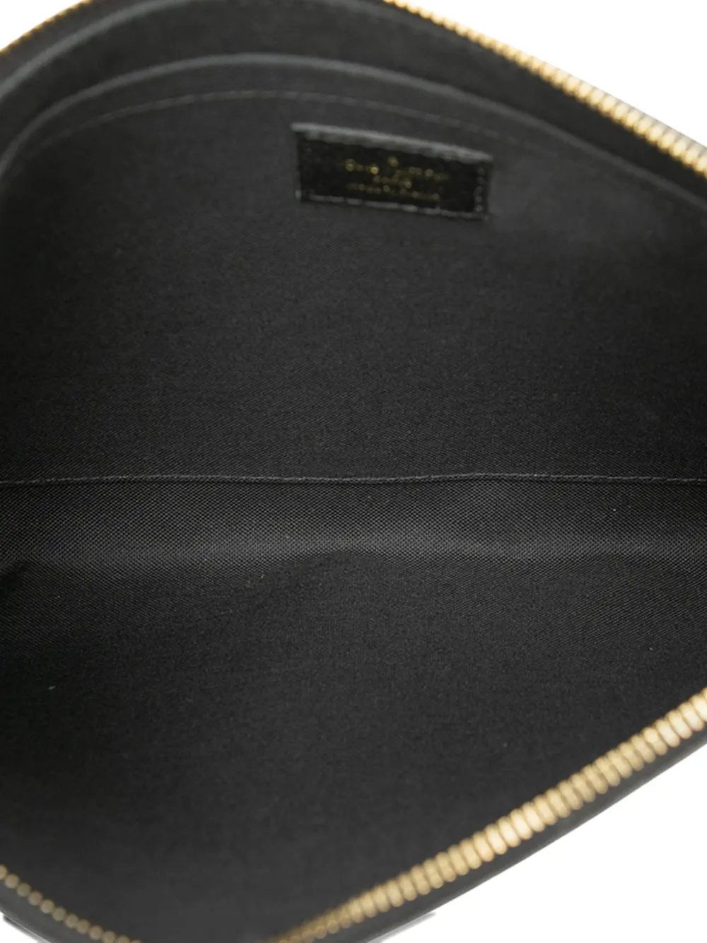 Pre-owned Louis Vuitton 2019 Monogram Empreinte Daily Pouch Clutch Bag In Black