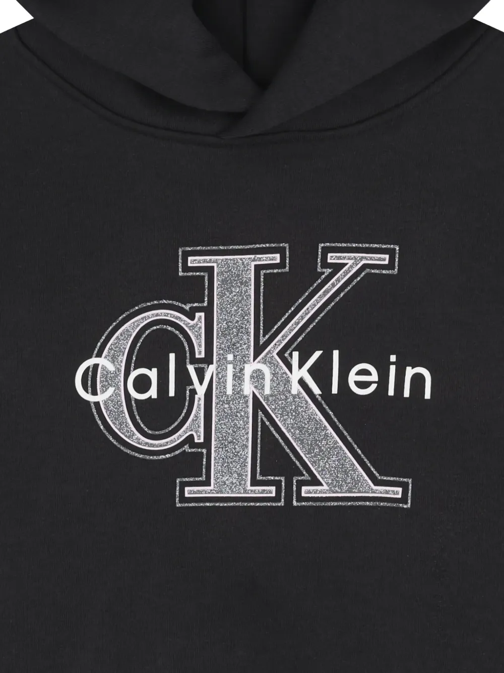 Calvin Klein Kids Hoodie met logo Zwart
