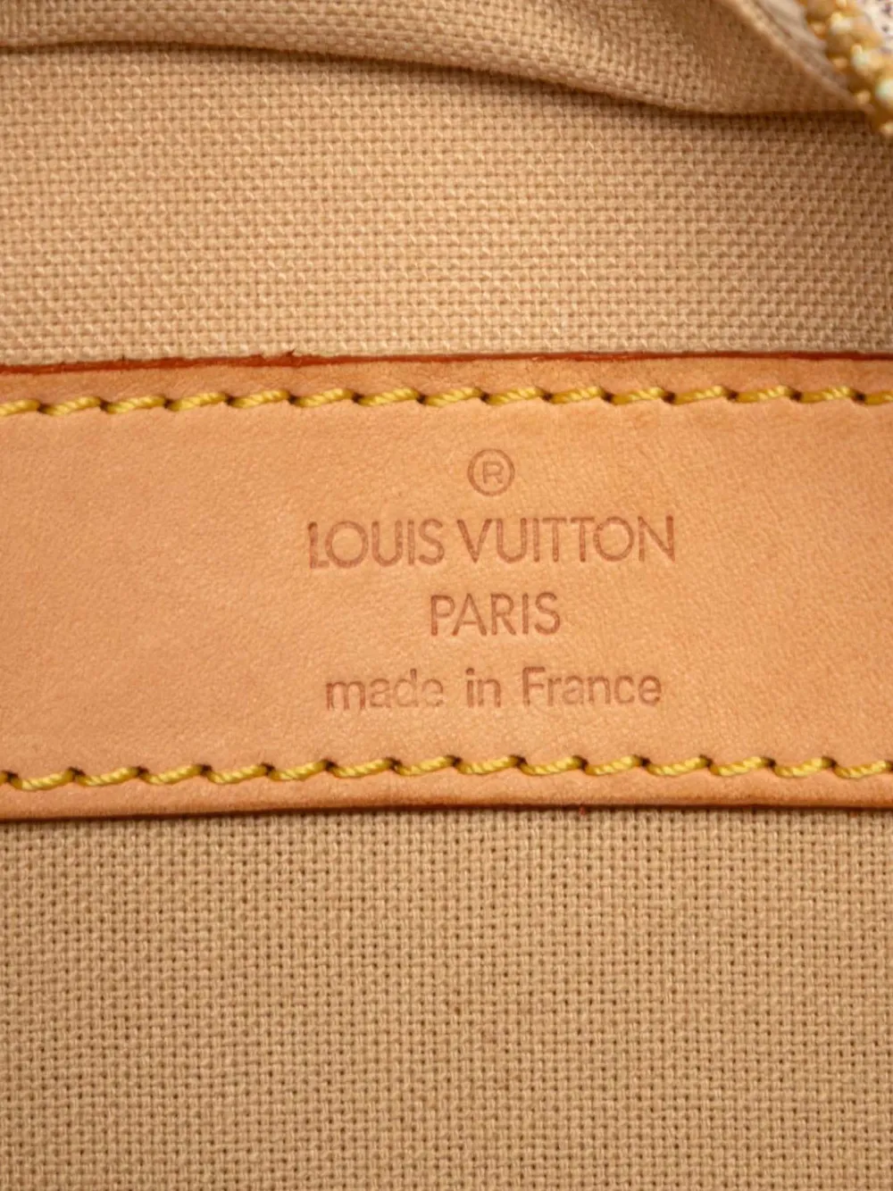 LOUIS VUITTON Pre-owned 2007 Damier Azur Naviglio Crossbody Bag In White