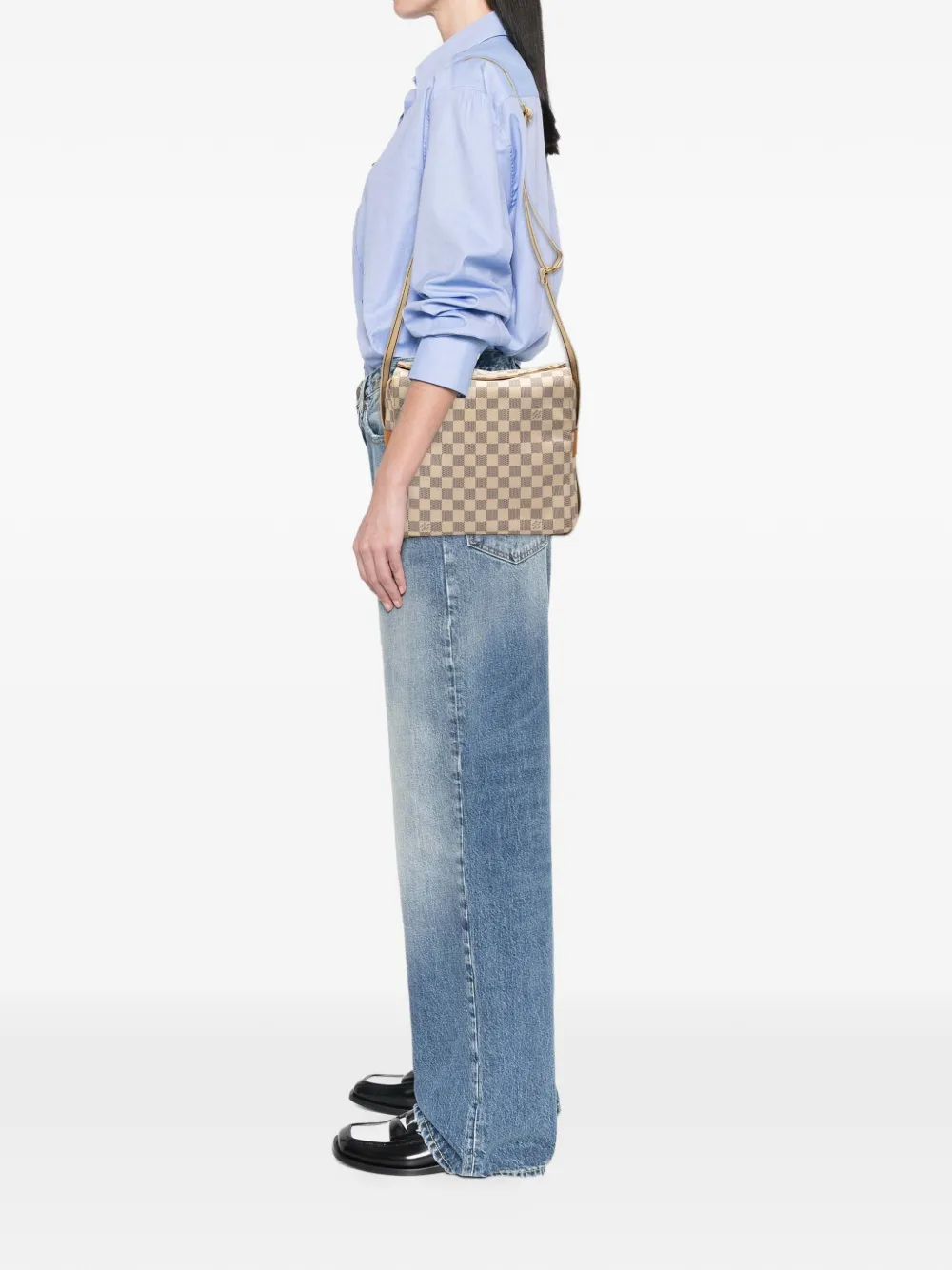 Louis Vuitton Pre-Owned 2007 ダミエ アズール ナヴィグリオ ショルダーバッグ | プレオウンド | Image 2