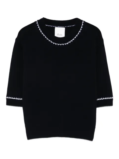 Allude playera con ribete en contraste