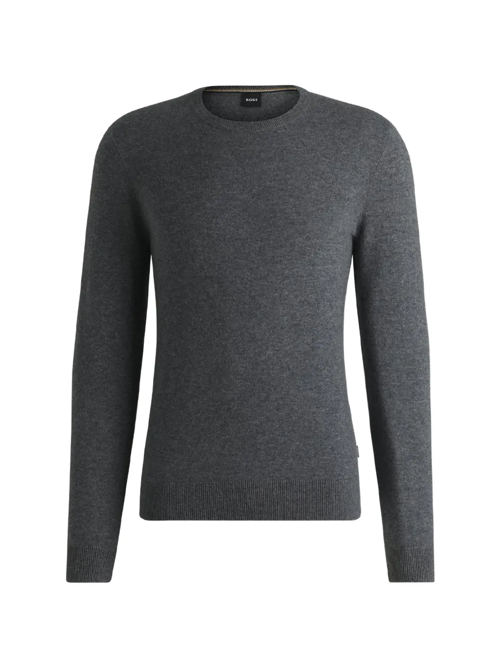 BOSS crew-neck top - Grigio