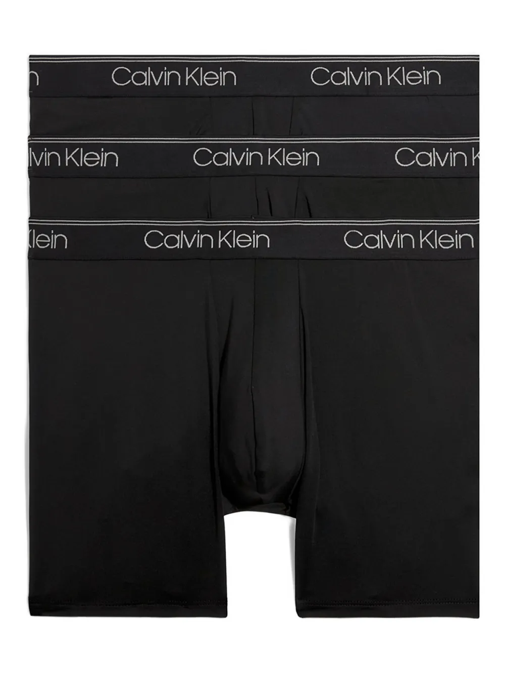 Calvin Klein logo-waistband boxers (set of three) | Black | Image 1