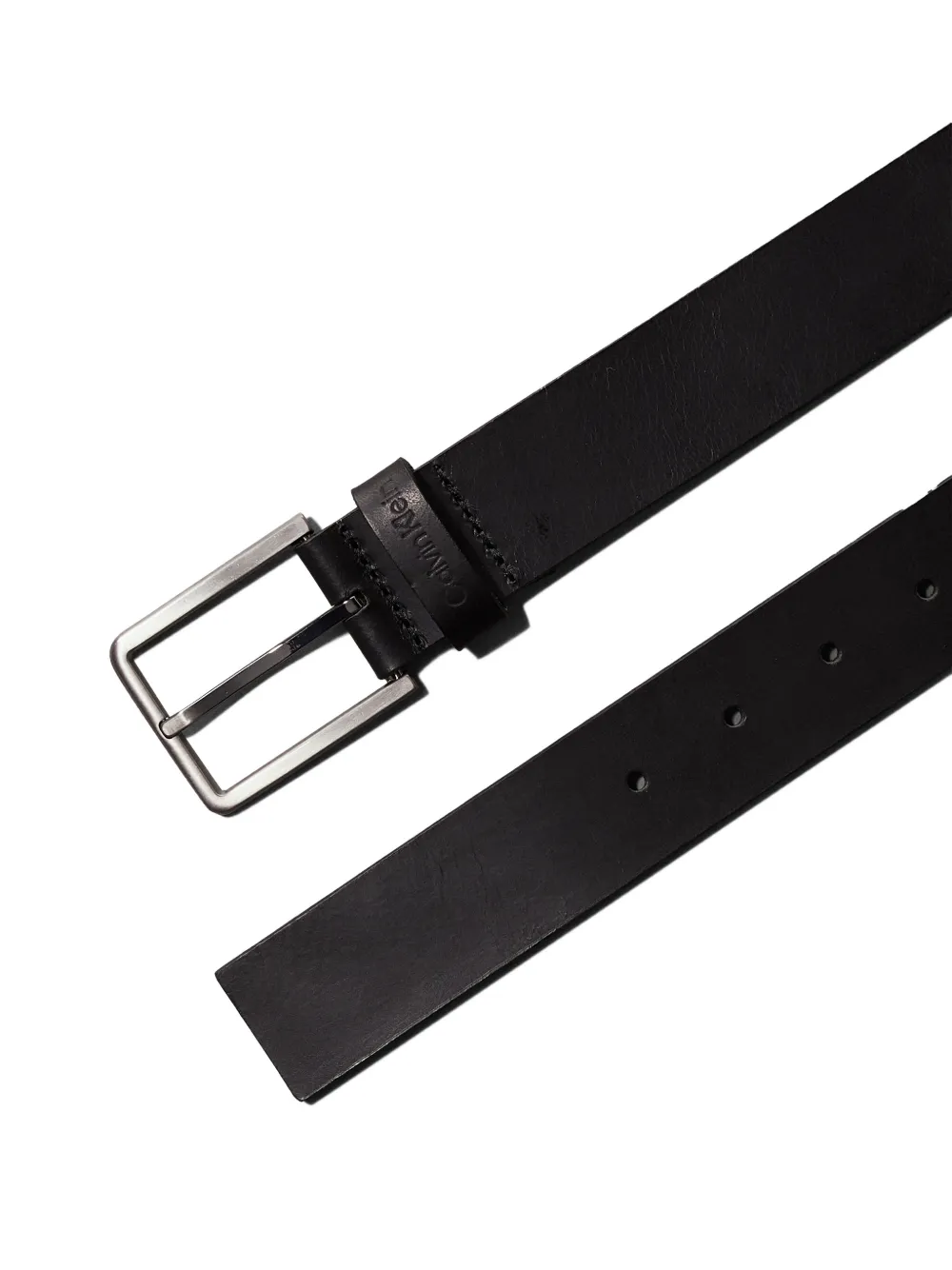 Calvin Klein Leren riem - Zwart