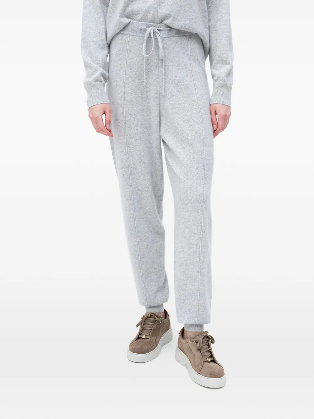  Boss Drawstring Seam Track Pants - Grey 