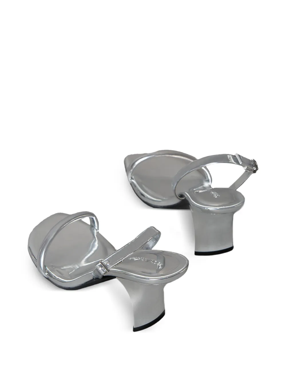 Calvin Klein Slingback sandalen met bandje Zilver