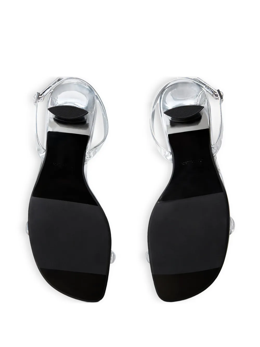 Calvin Klein Slingback sandalen met bandje Zilver