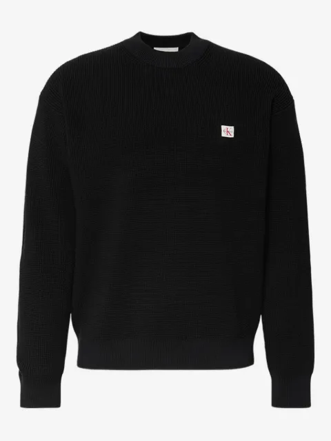 Calvin Klein logo-patch sweater