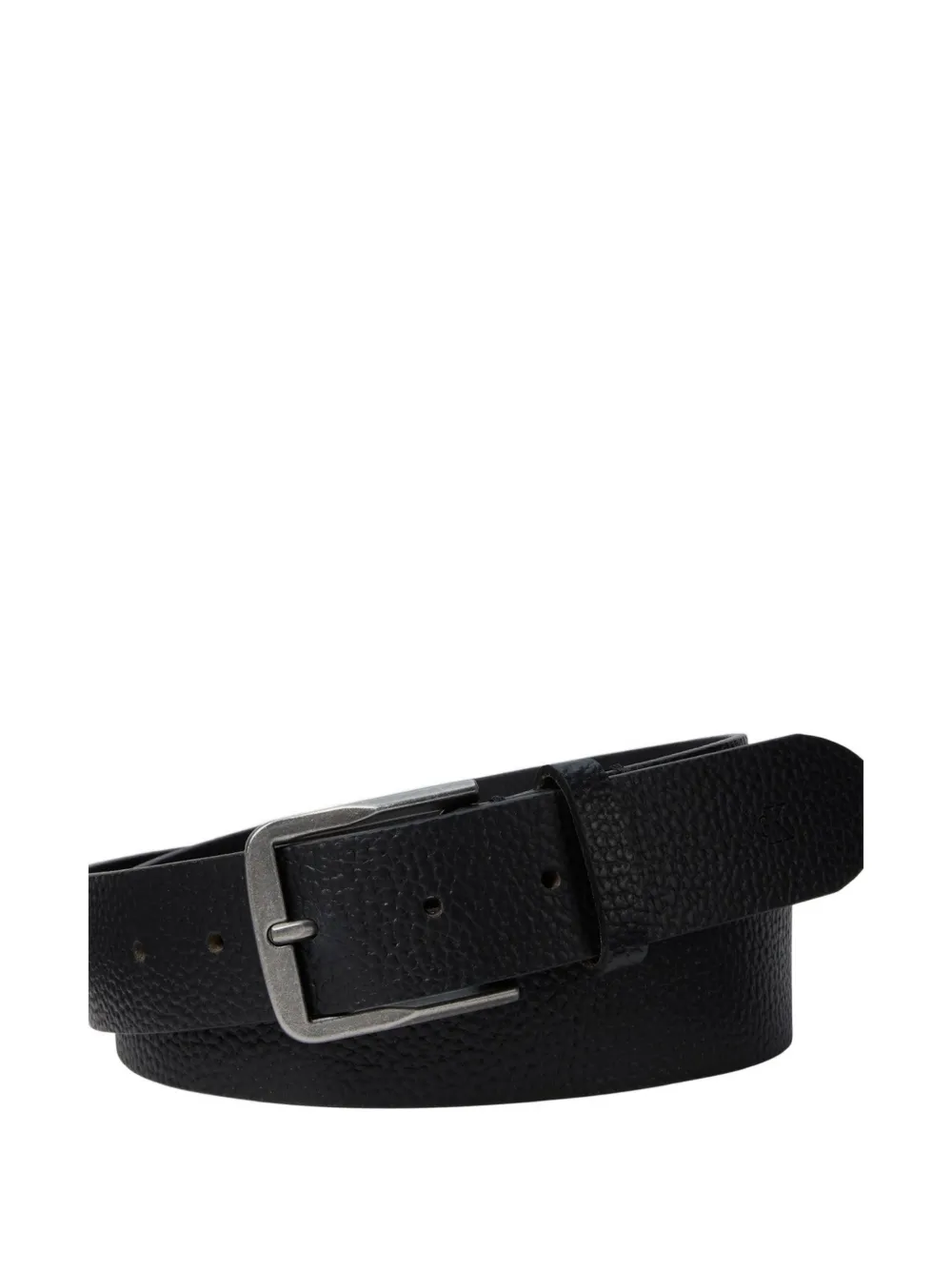 Calvin Klein textured leather belt - Nero