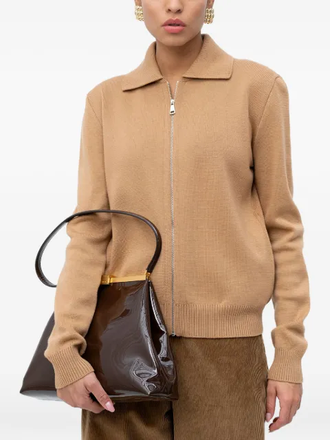 Nº21 zip-fastening cardigan