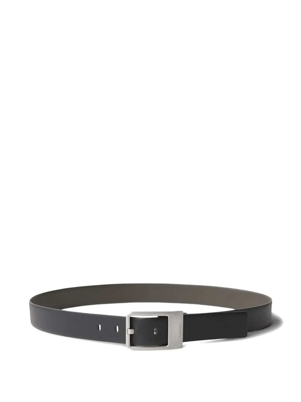 Calvin Klein textured buckle belt | Black | Image 1