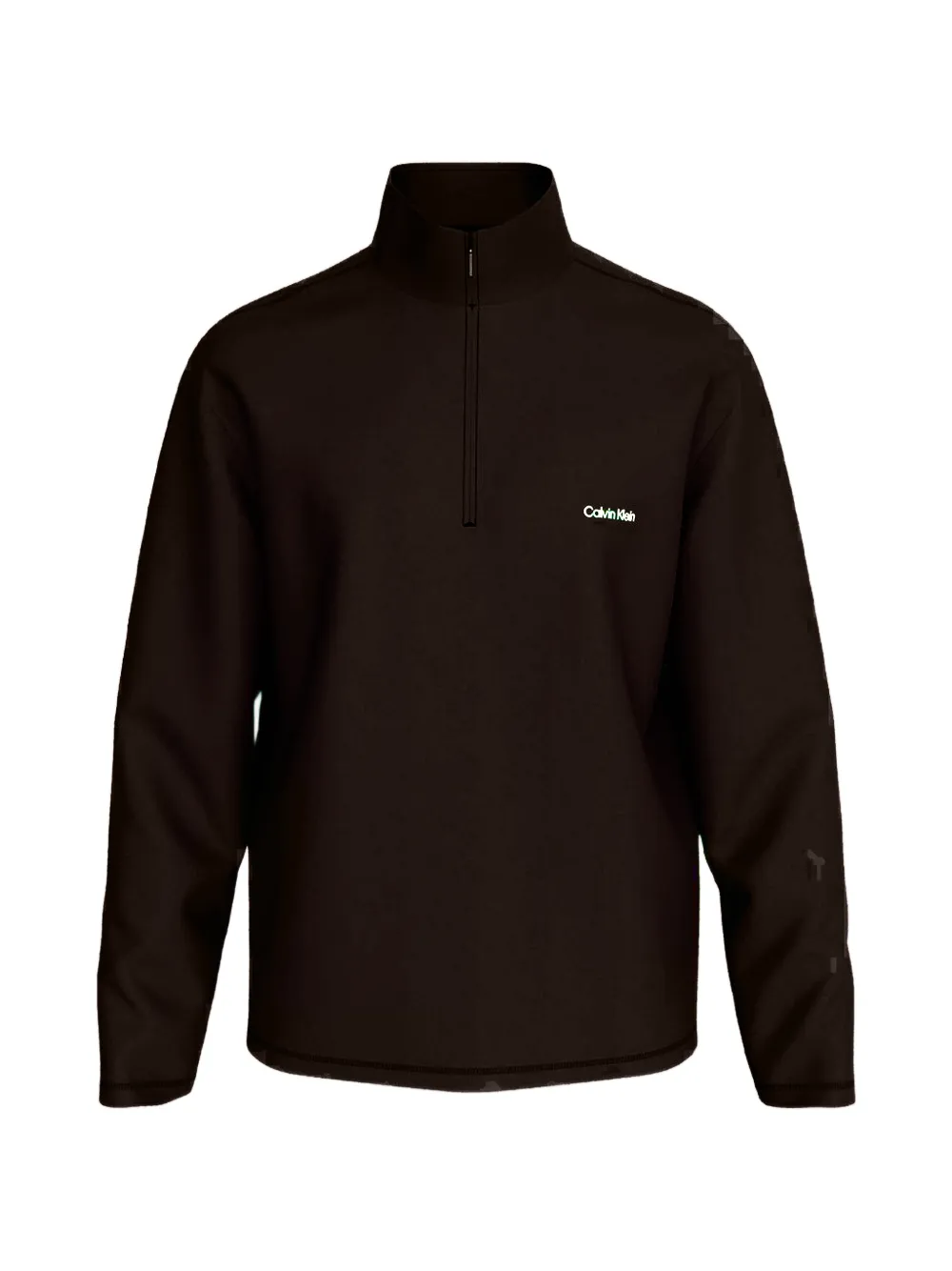 Calvin Klein long sleeve zip T-shirt - Nero