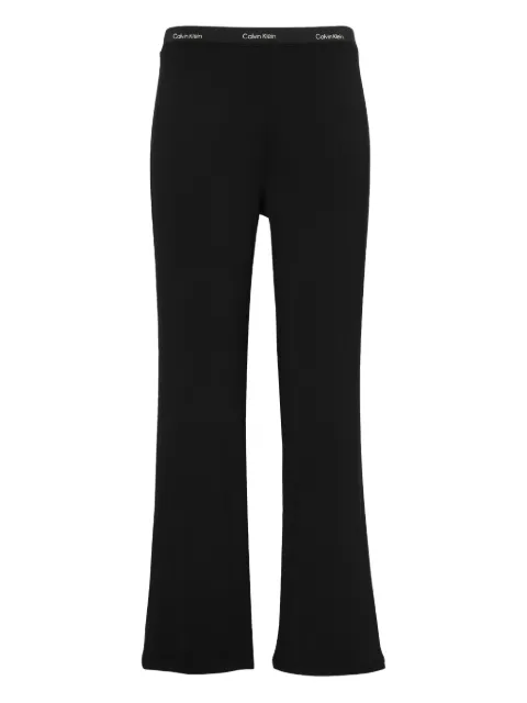 Calvin Klein logo-waistband trousers