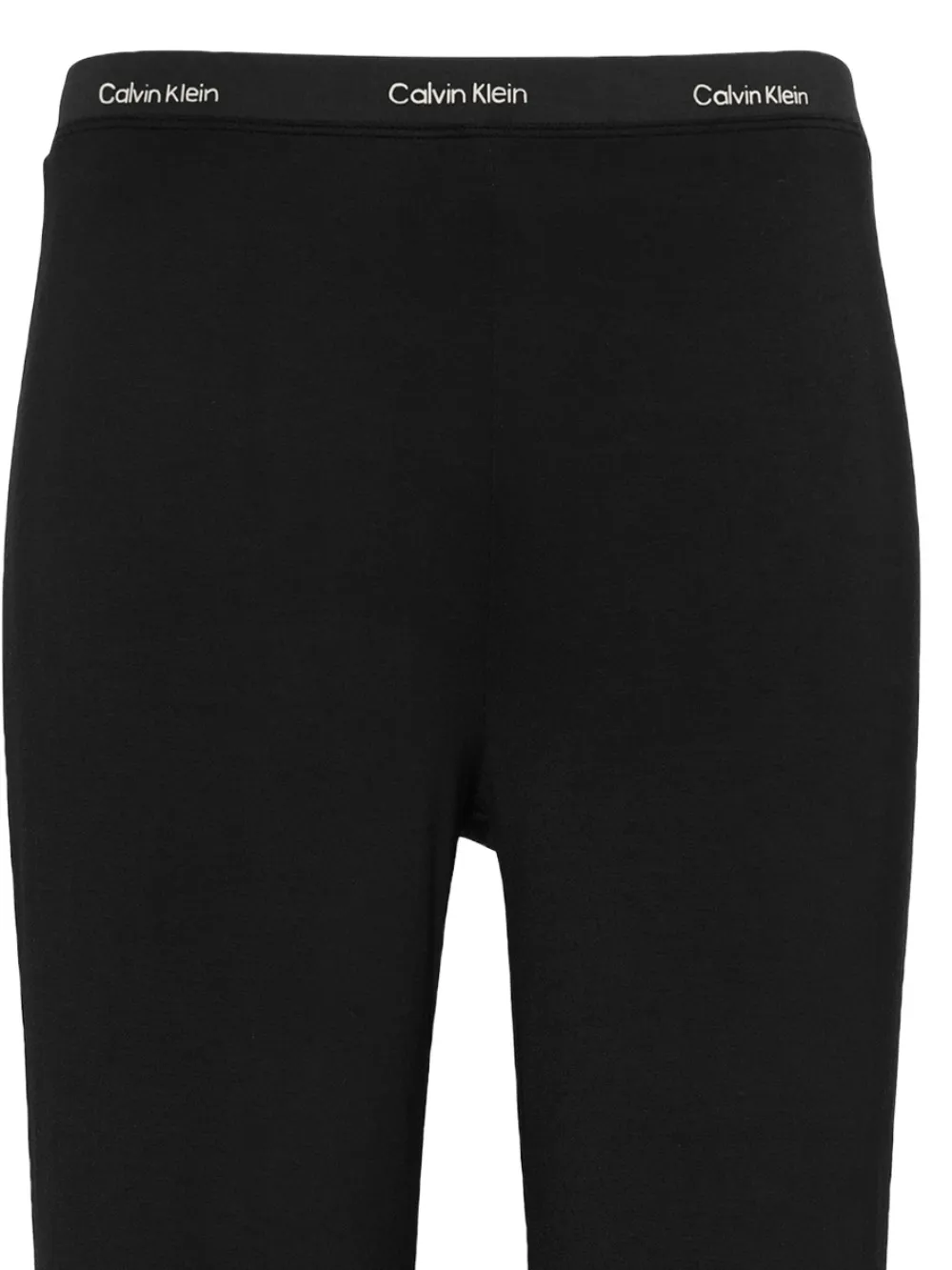 Calvin Klein logo-waistband trousers - Zwart