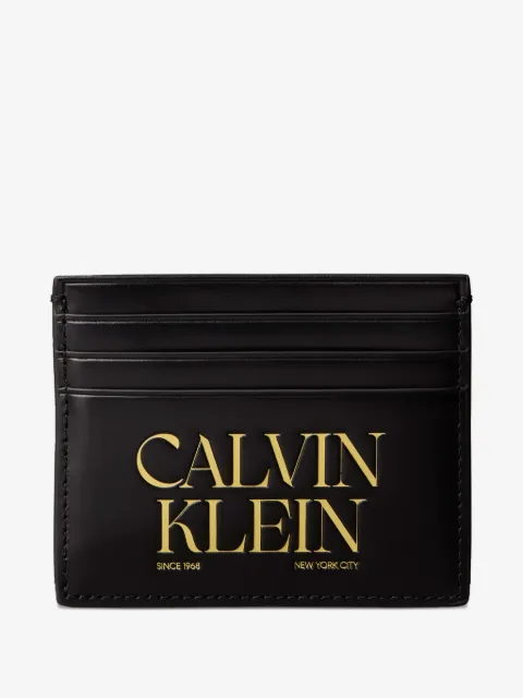 Calvin Klein logo-detail card holder