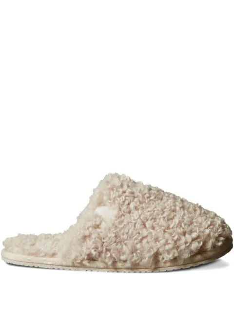 Calvin Klein faux-shearling slippers