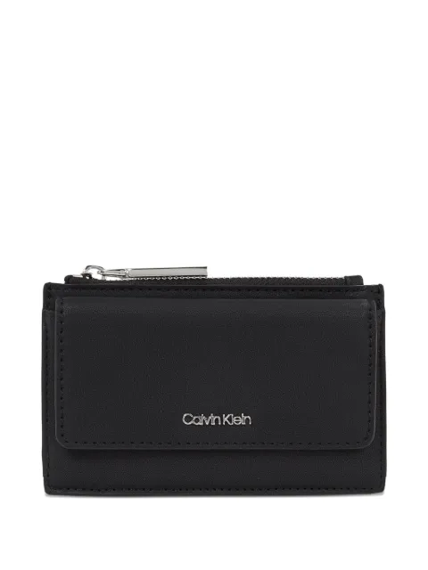 Calvin Klein flap-pocket zip-fastening wallet