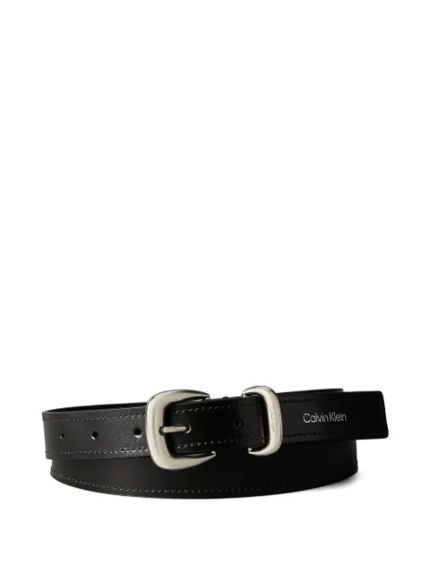 Calvin Klein logo leather belt