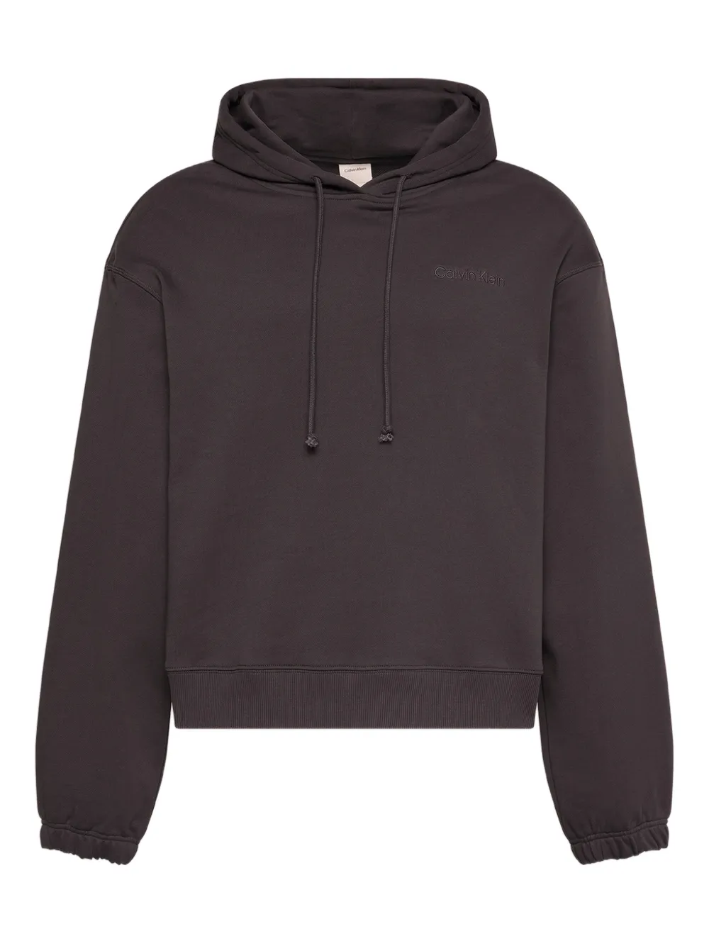 Calvin Klein Logo-detail Hoodie In Green