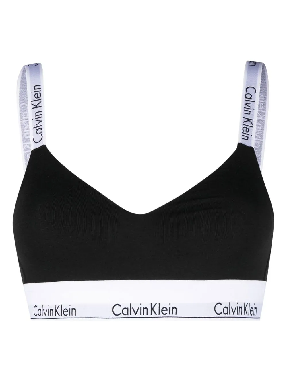 Calvin Klein Reggiseno con stampa - Nero