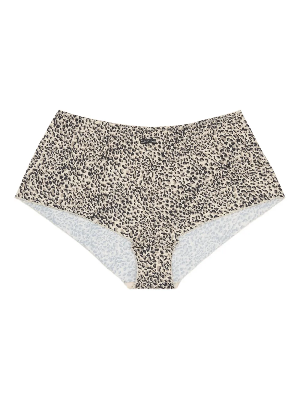 Calvin Klein Leopard-print Briefs In Brown