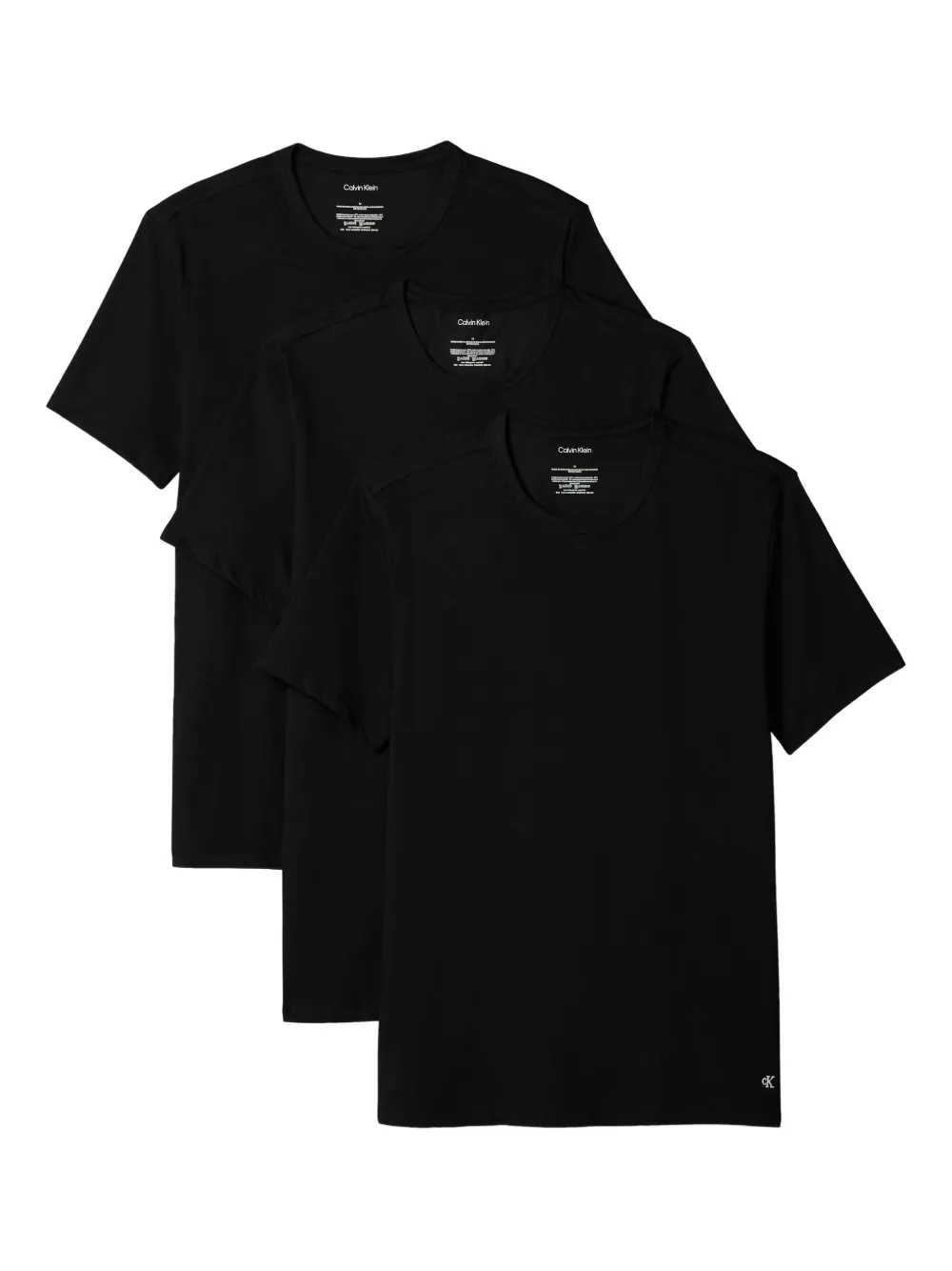 Calvin Klein set de 3 camisetas con cuello redondo | negro | Image 1