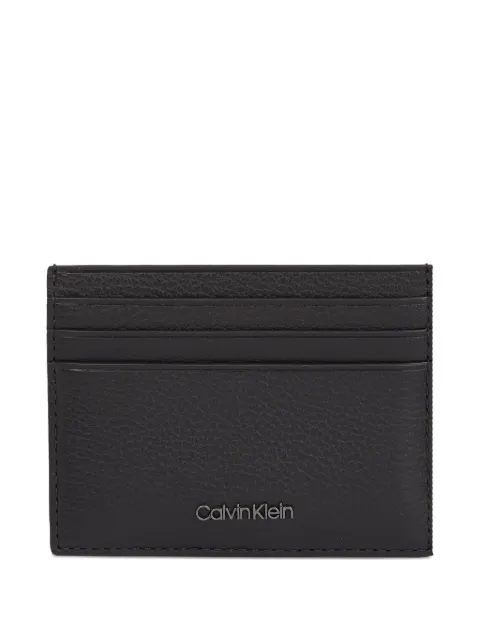 Calvin Klein grained-leather cardholder 