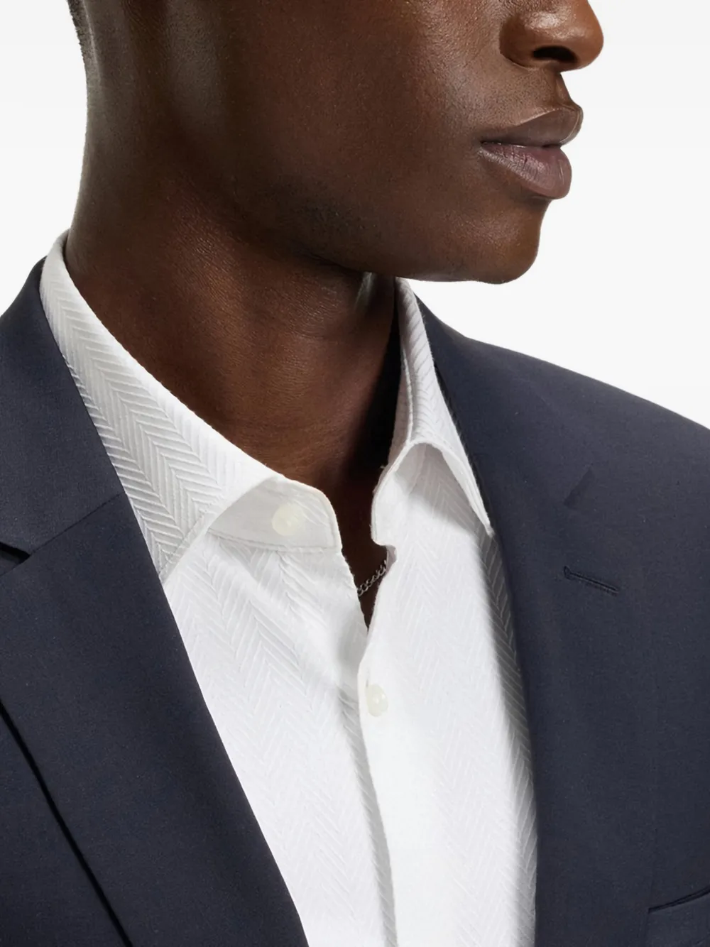 HUGO Blazer met enkele rij knopen Blauw