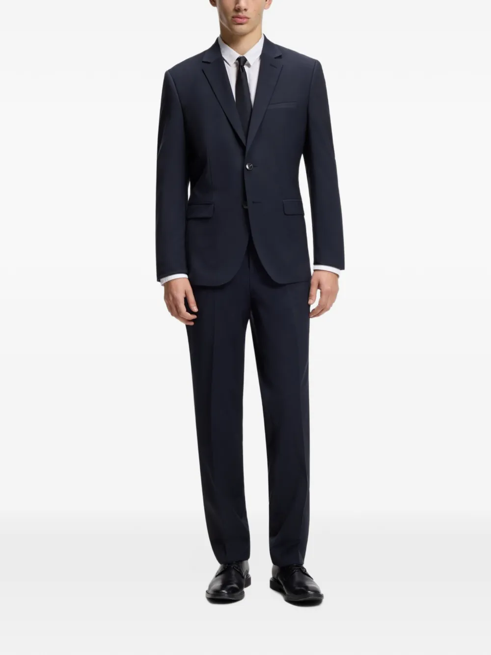 HUGO Blazer met enkele rij knopen Blauw