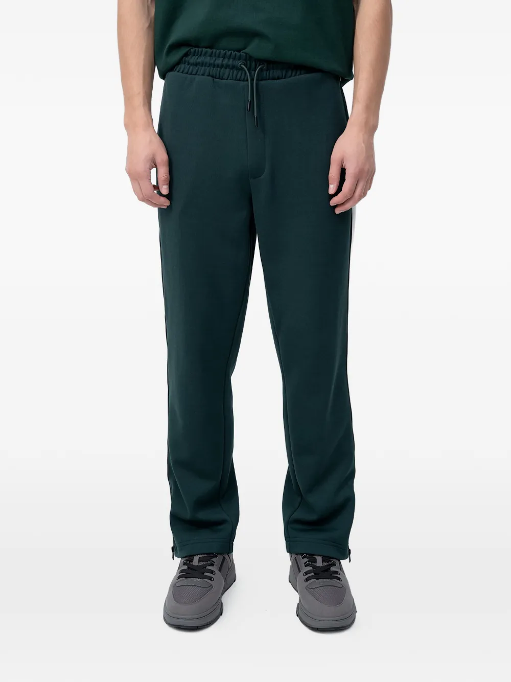 HUGO logo-print track trousers - Verde