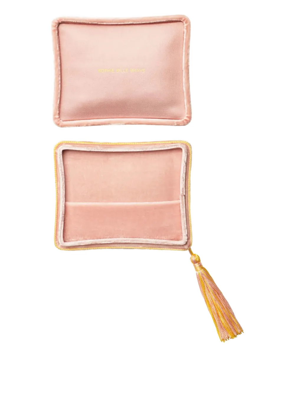 Sophie Bille Brahe Velvet Lily Rouge Jewellery Box (3.5cm X 8.5cm) In Pink