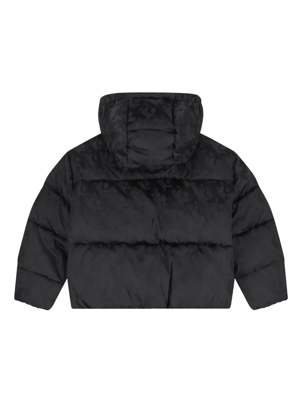 Calvin Klein Kids Donsjack met logo Zwart