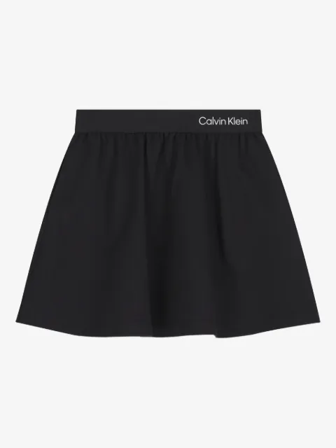 Calvin Klein Kids falda con logo bordado