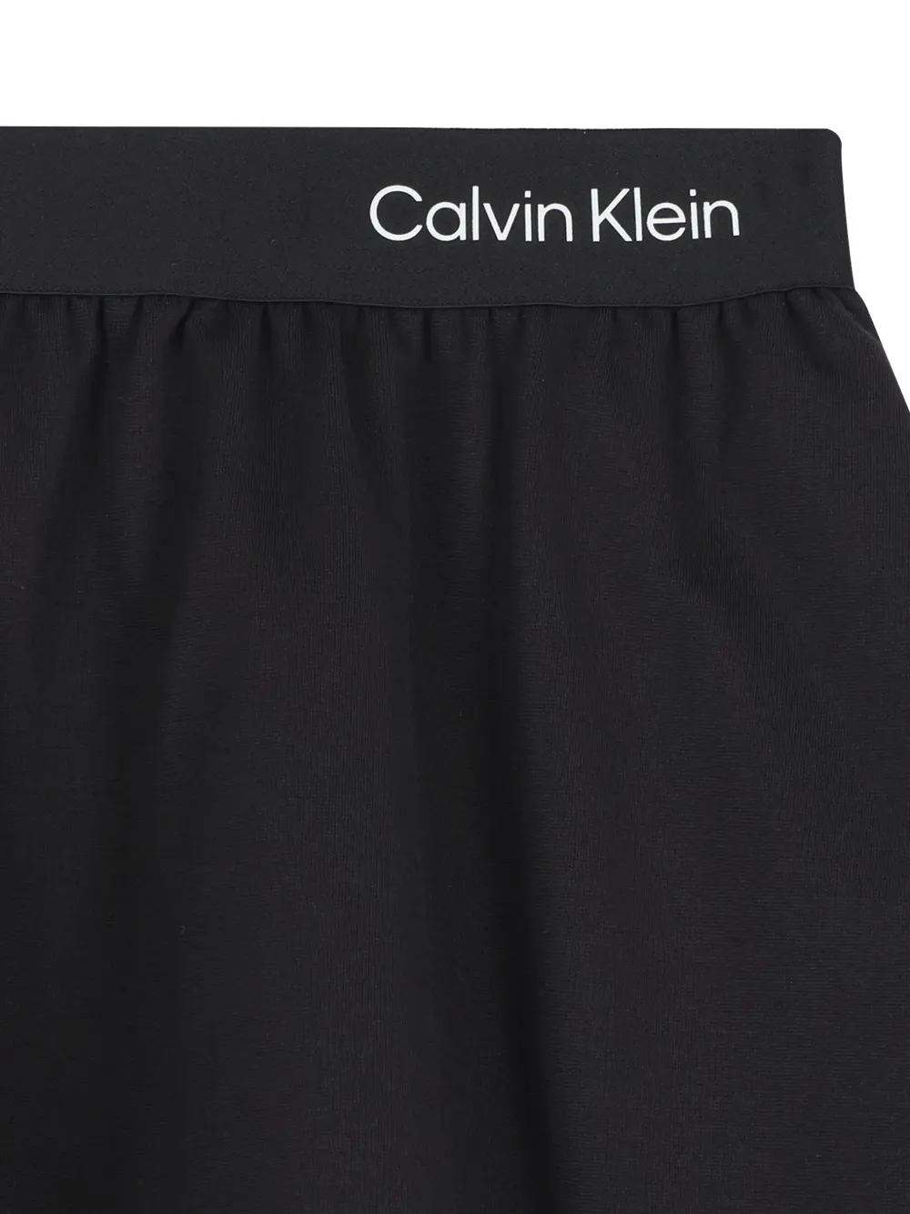  Calvin Klein Kids Falda Con Logo Bordado - Negro 