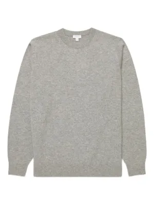 Burberry logo-detail Wool Sweater | Grey | FARFETCH