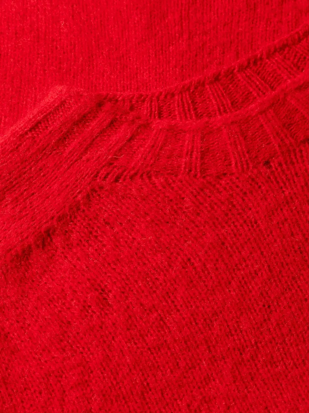 Sunspel ribbed-knit sweater - Rood