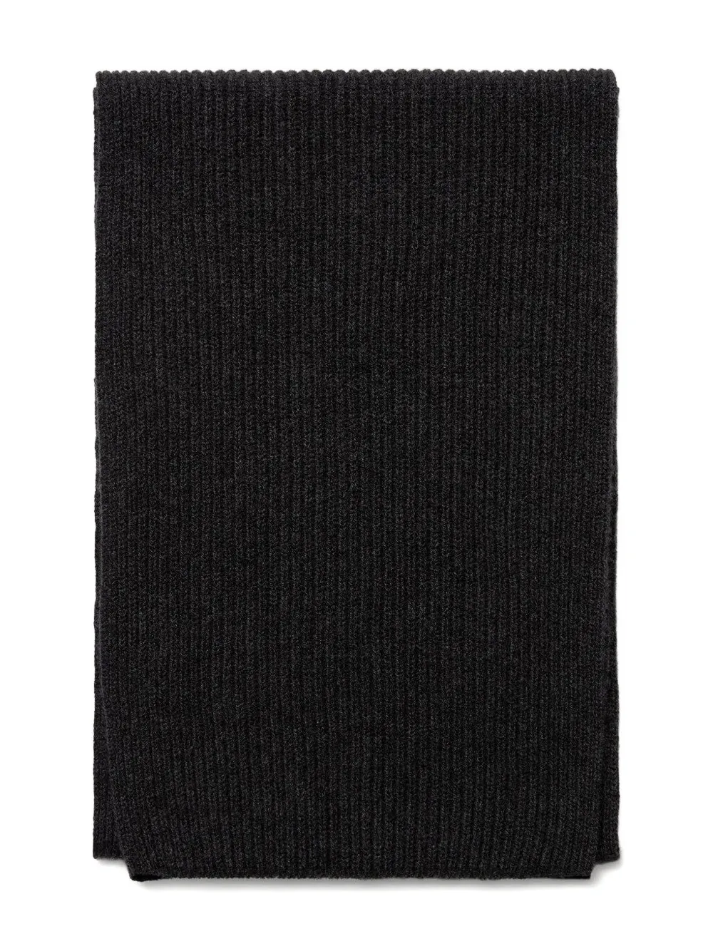 Sunspel bufanda tejida de canalé | gris | Image 1