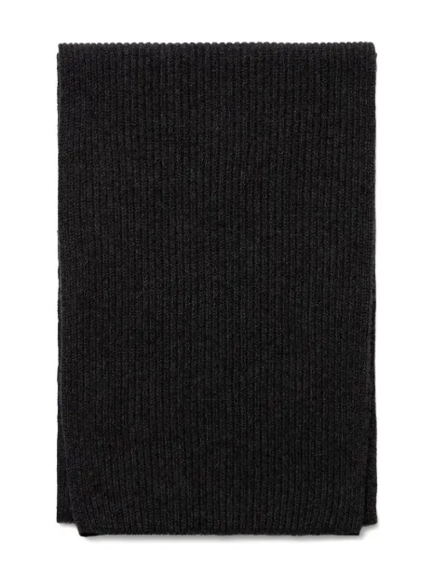 Sunspel bufanda tejida de canalé