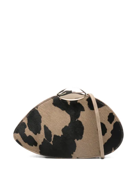 Benedetta Bruzziches animal-print clutch bag