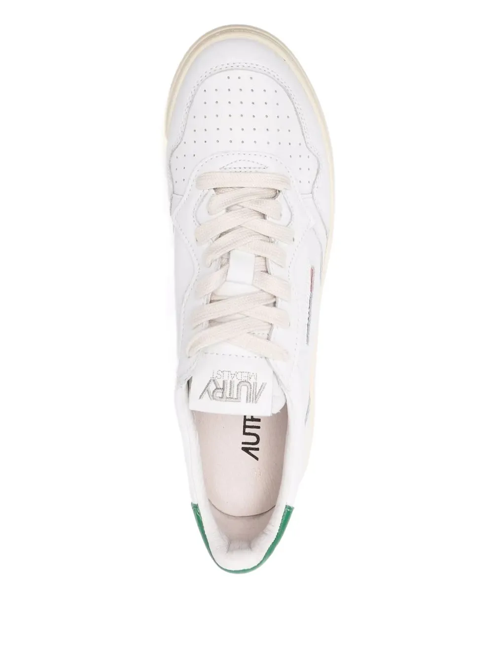 Autry Medalist perforated logo sneakers Wit