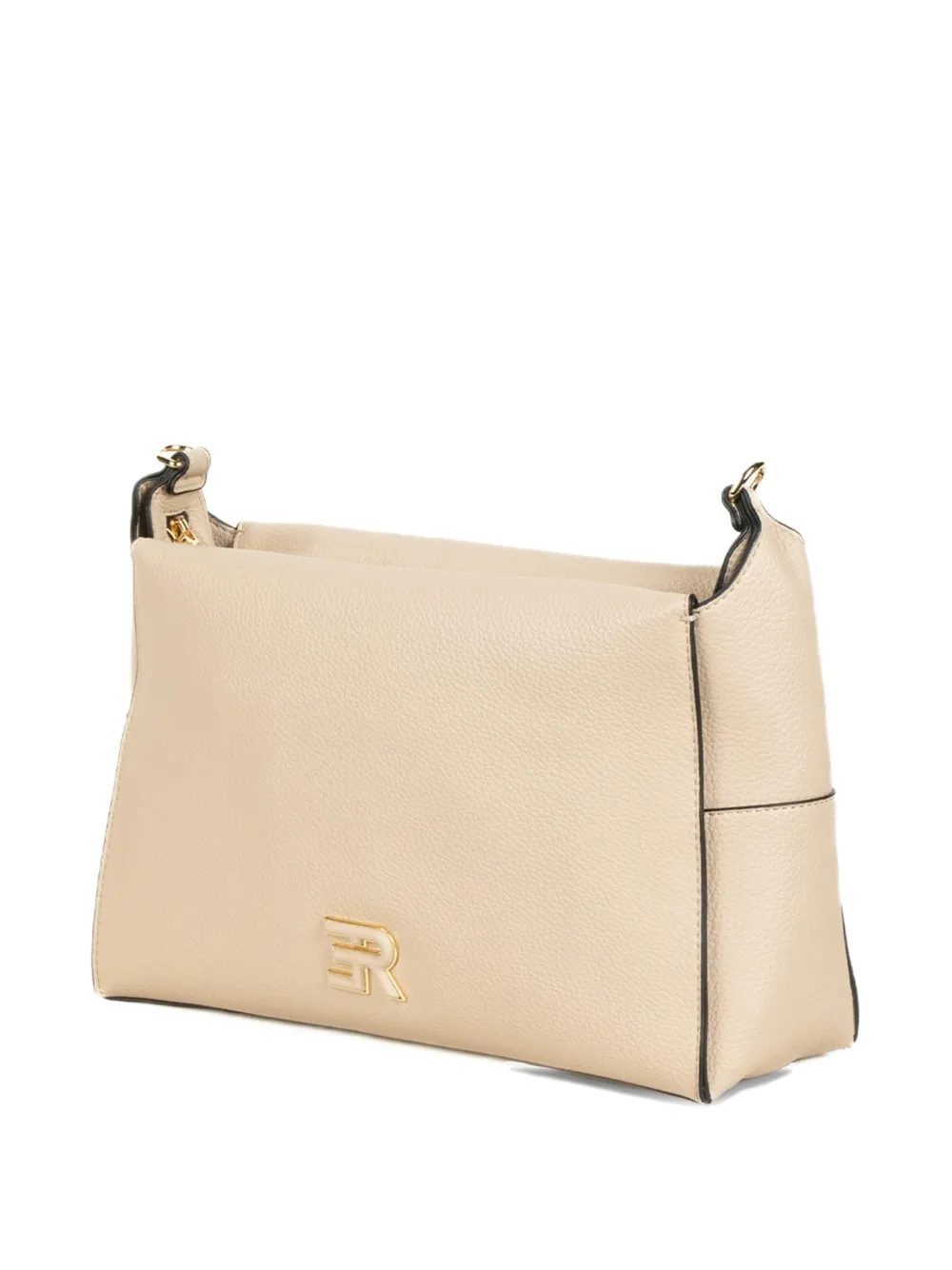 Ermanno Firenze Victoria Logo-plaque Shoulder Bag In Neutral
