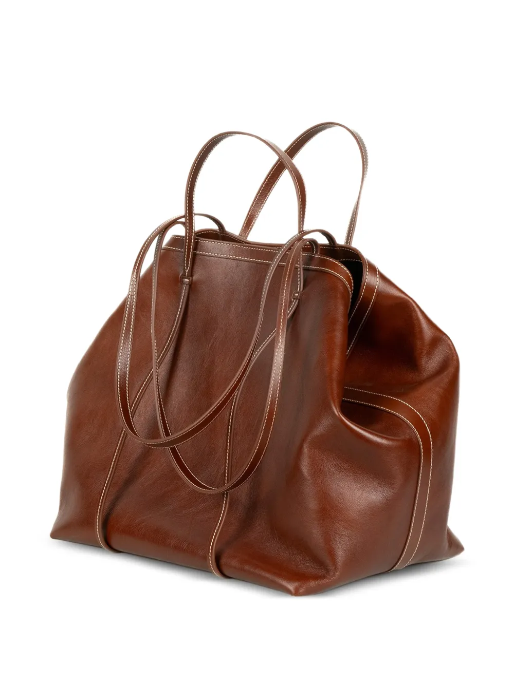 SERGIO GAVAZZENI Top Handle tote bag - Bruin
